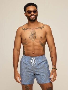 chubbies “Indigo Crazies” Swim Trunks